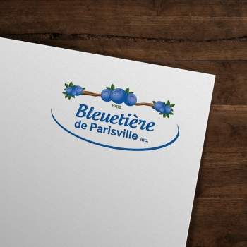 Conception graphique - Logo - Bleuetière de Parisville inc.